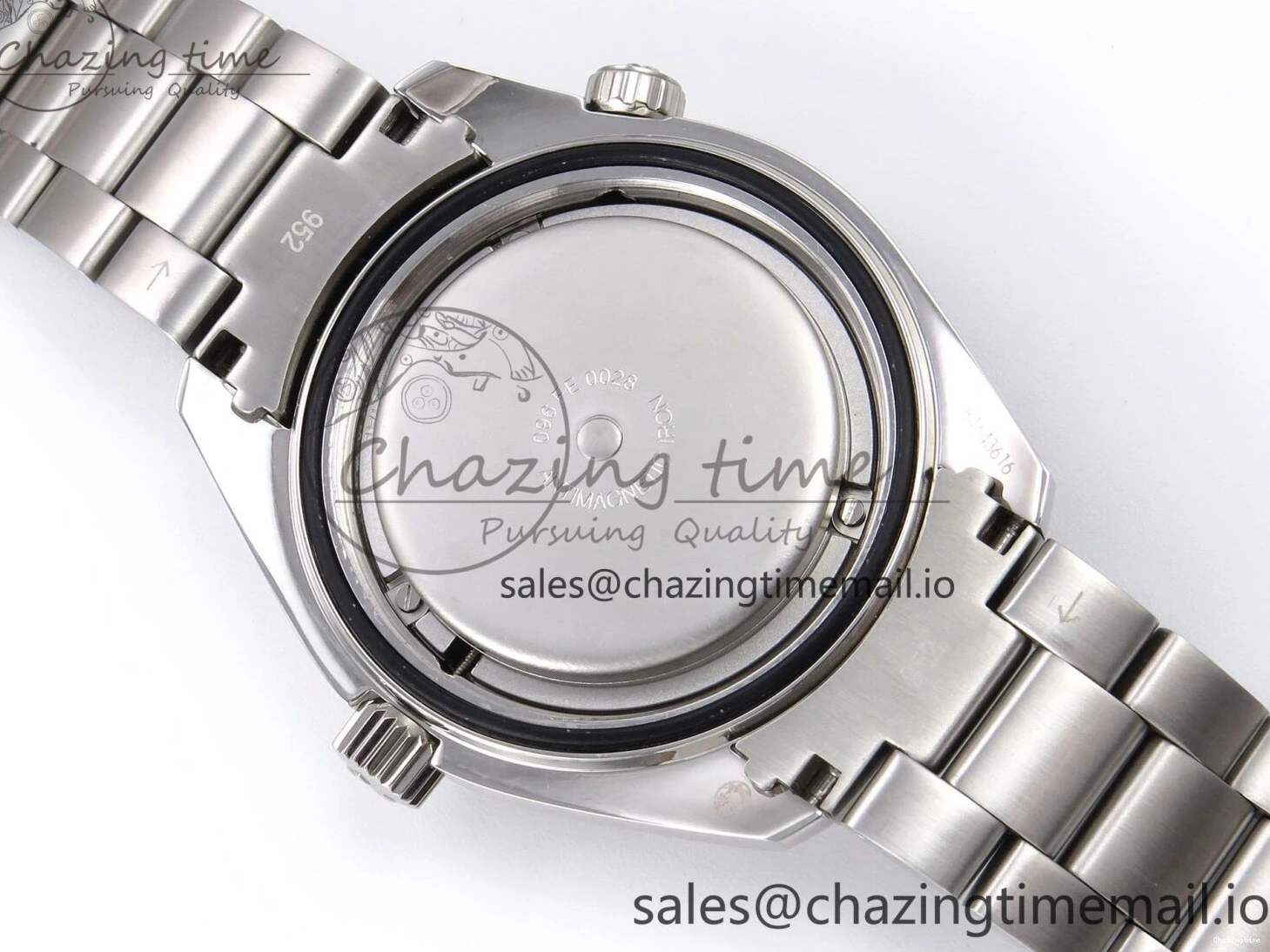 0405 Seamaster “LMPO” OMF 1:1 Best Edition Black Dial on SS Bracelet A Tailored 7703